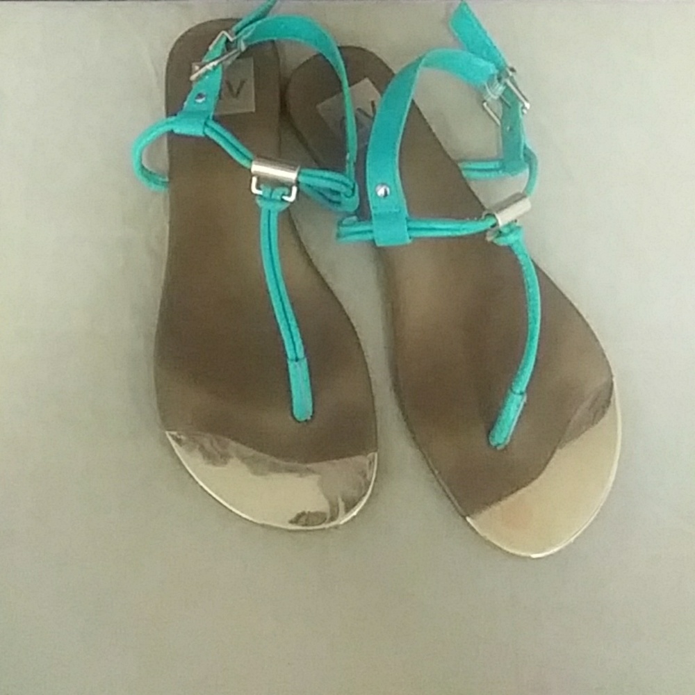 DV Turquoise Sandals Size 7 1/2